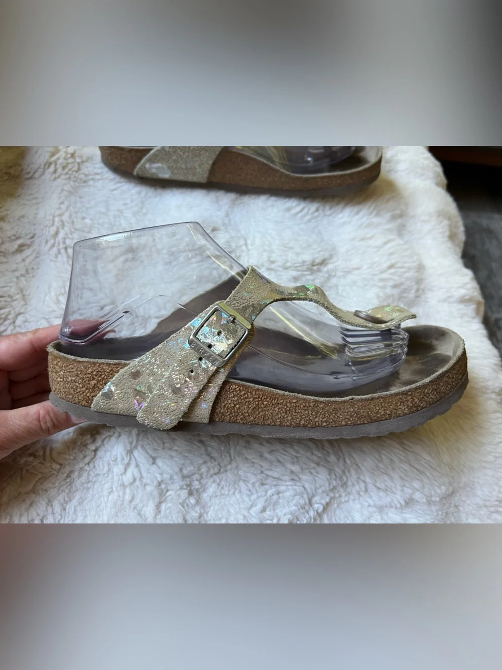 Birkenstock Gizeh Hologram EU 39 US 8-8 1/2